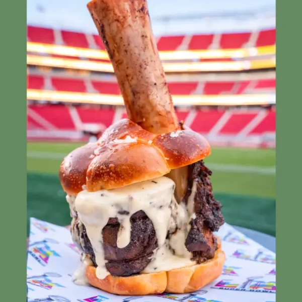 Menu im Levy's Stadion - The LX Hammer Burger