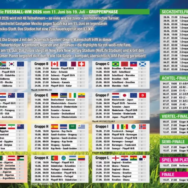 FIFA 2026 Spielplan