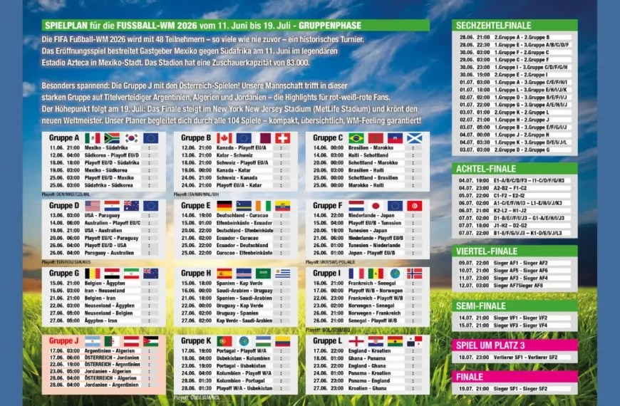 FIFA 2026 Spielplan