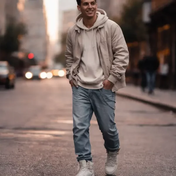 Air Jordans Style - Young Man wearing Sneakers