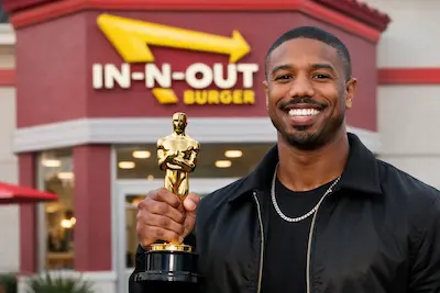 Michael B. Jordan In-N-Out Burger 