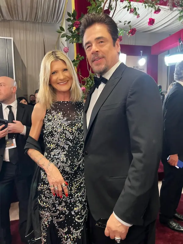 Benicio Del Toro & Anna Karolina Heinrich - Golden globes 2026