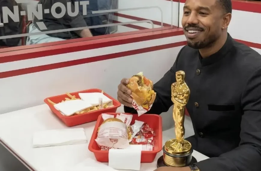 Michael B. Jordan feiert Oscar im In-N-Out Burger in Hollywood
