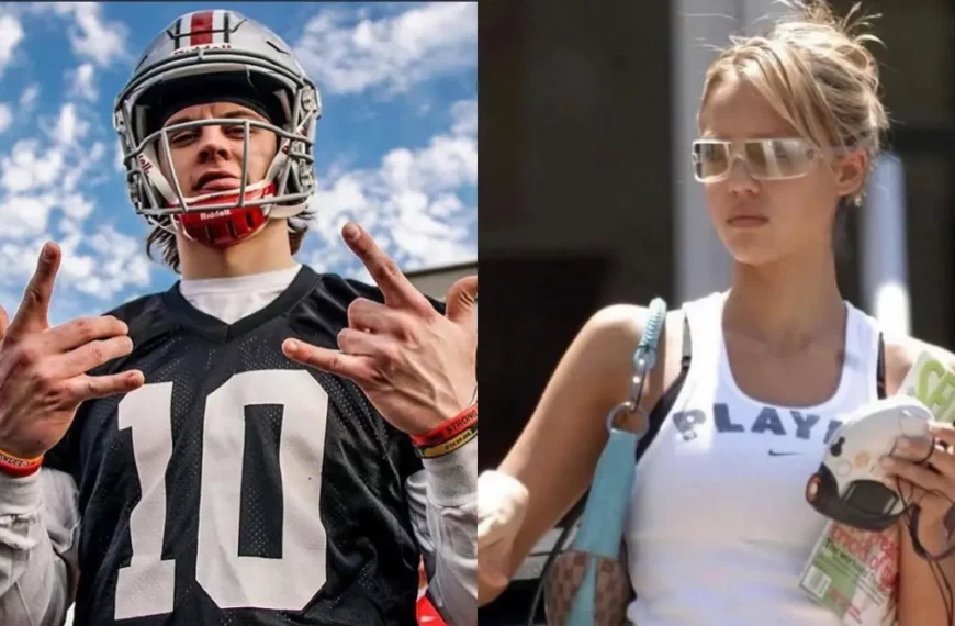 Joe Burrow and Jessica Alba - Hollywood trifft NFL
