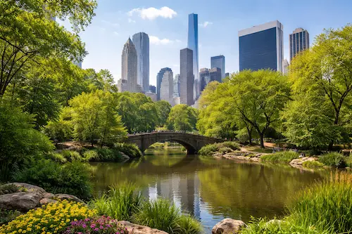 Central Park NYC im Frühling
