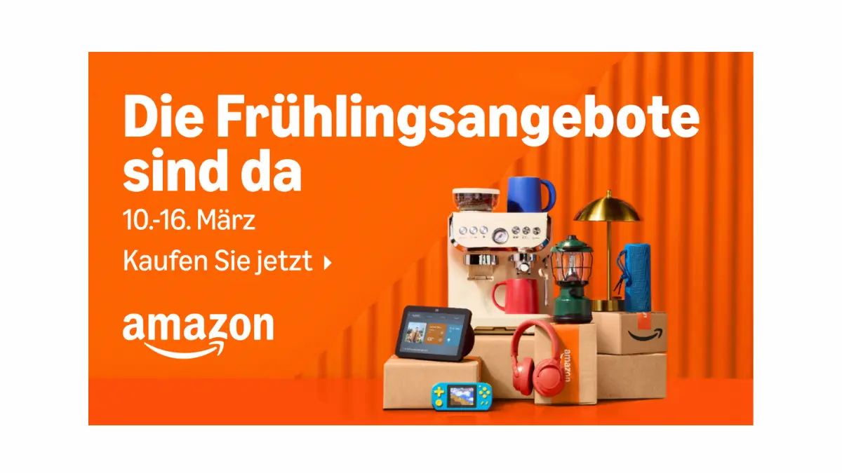 Shopping-Alarm bei Amazon. Frühlings-Deals 2026