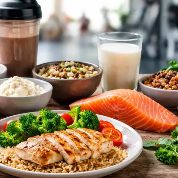 Proteinshakes vs echte Lebensmittel