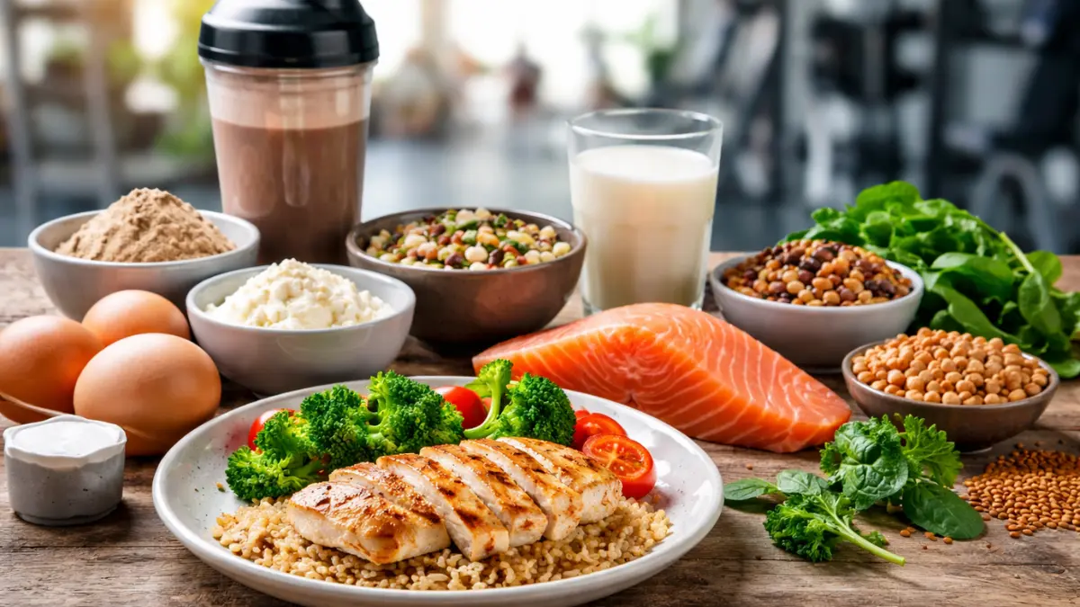 Proteinshakes vs echte Lebensmittel